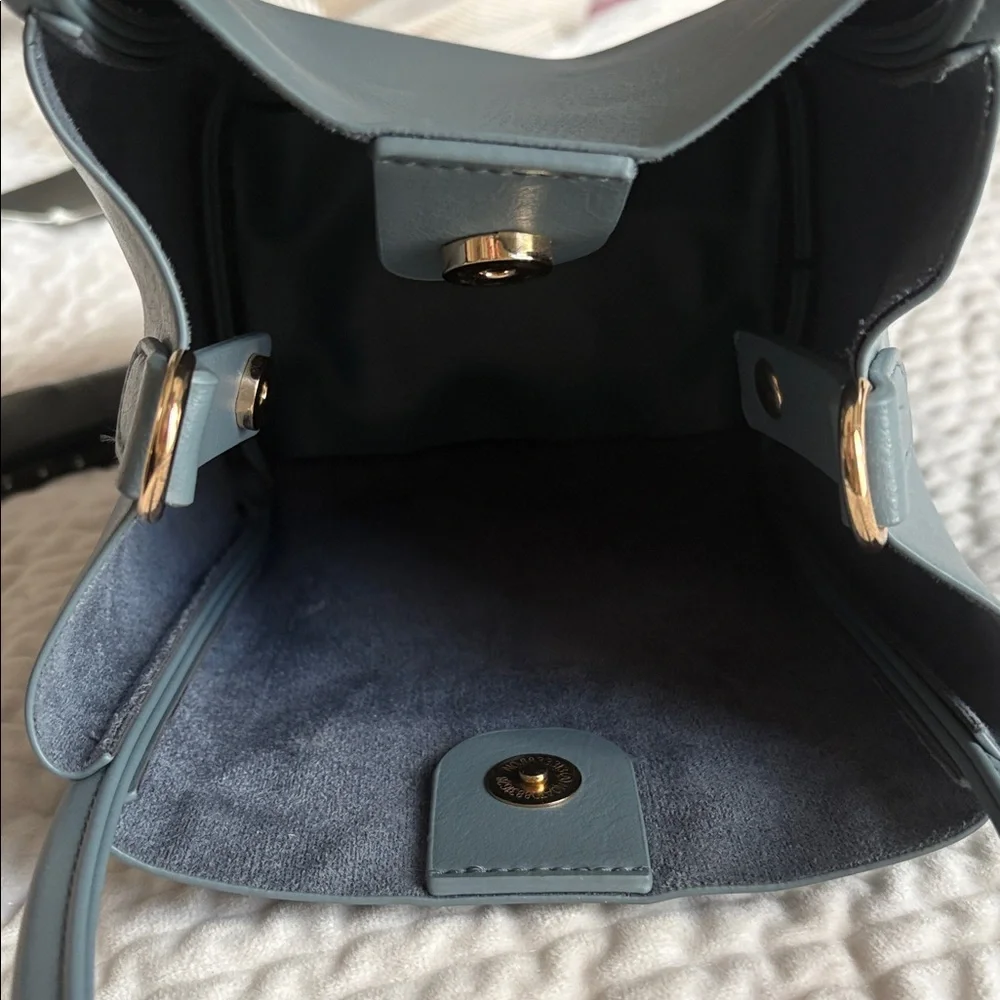 Anthropologie Hollace Mini Tote in Blue Grey - Picture 5 of 8